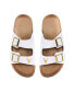 Фото #2 товара Women's Milwaukee Bucks Double-Buckle Sandals