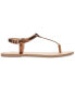 Фото #2 товара Women's Krisleyy T Strap Thong Flat Sandals, Created for Macy's