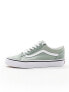 Vans old skool colour theory trainers in green