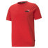 Фото #3 товара Puma Essentials+ Embroidery Logo Crew Neck Short Sleeve T-Shirt Mens Red Casual