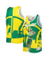 Фото #1 товара Men's Shawn Kemp Green, Gold Seattle SuperSonics Sublimated Player Tank Top