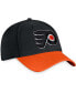 Фото #4 товара Men's Black Philadelphia Flyers Core Primary Logo Flex Hat