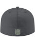ფოტო #3 პროდუქტის Men's Graphite Los Angeles Rams Alternate Logo Storm II 59FIFTY Fitted Hat