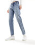 Фото #2 товара Armani Exchange boyfriend cropped fit jeans in blue