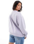 Lee Plus crewneck sweatshirt in lilac