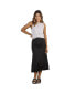 Maternity Becky Viscose Maxi Skirt in Black