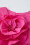 Фото #5 товара Платье из поплина с цветочным принтом ZARA