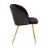 Фото #10 товара Fran Chair in Gold Metal and Velvet Set of 2