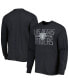 ფოტო #4 პროდუქტის Men's Black Las Vegas Raiders Brand Wide Out Franklin Long Sleeve T-shirt