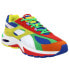 Фото #2 товара Puma Cell Speed Mix Mens White, Yellow Sneakers Casual Shoes 371801-01