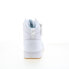 Фото #13 товара Reebok Resonator Mid Strap Mens White Leather Lifestyle Sneakers Shoes