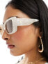 Фото #3 товара AIRE novae rectangle sunglasses in white marble