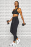 Фото #3 товара Dri Fit Bliss Luxe Training Trousers Pant Black Kadın Eşofman Altı Siyah