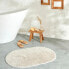 Фото #3 товара Коврик для ванной Karaca Roundie, из хлопка, светло-серый, 60x90 см