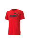 Фото #1 товара Футболка мужская PUMA Ess Logo Tee Erkek Kırmızı Tişört