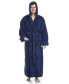 Фото #4 товара Men's Soft Fleece Robe, Ankle Length Hooded Turkish Bathrobe