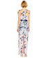 Фото #4 товара Floral-Embroidered Column Gown