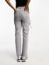 Фото #3 товара ASOS DESIGN Tall cropped easy straight jeans grey