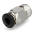 Quick connector with thread M10 for 4mm PTFE tube pipe