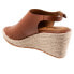 Фото #5 товара Softwalk Hixson S2207-206 Womens Brown Wide Leather Wedges Sandals Shoes 11