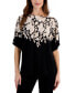 Petite Delicate Etch Dolman-Sleeve Top, Created for Macy's