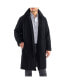 Men's Zach Knee Length Jacket Top Coat Trench Wool Blend Overcoat