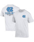 Фото #1 товара Men's White North Carolina Tar Heels Stack 2-Hit T-shirt