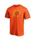 Men's Orange Phoenix Suns Primary Logo T-shirt