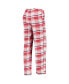 Women's Red and Navy Washington Nationals Accolade Flannel Pants