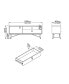 Фото #7 товара Тумба Tvilum ry 1 Door, 1 Drawer TV Stand with Open Shelf