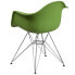 Фото #2 товара Alonza Series Green Plastic Chair With Chrome Base