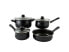 Фото #3 товара Gibson Home Casselman 7 piece Cookware Set in Black with Bakelite Handle