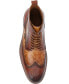 Фото #7 товара Men's Model 005 Wingtip Lace-Up Boots