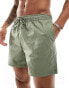 River Island swim trunks in khaki