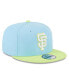 Фото #4 товара Men's Light Blue, Neon Green San Francisco Giants Spring Basic Two-Tone 9FIFTY Snapback Hat