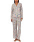 ფოტო #1 პროდუქტის Women's 2-Pc. Printed Pajamas Set