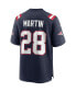 Фото #2 товара Men's Curtis Martin Navy New England Patriots Game Retired Player Jersey