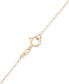 ფოტო #2 პროდუქტის Hammered Heart 18" Pendant Necklace in 10k Gold