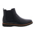 Фото #4 товара Dunham Clyde Chelsea CI2307 Mens Black Wide Leather Slip On Chelsea Boots