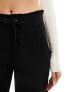 Фото #3 товара JDY slim fit trousers with frill waistband in black