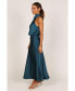 ფოტო #3 პროდუქტის Women's Anabelle Halter Neck Midi Dress