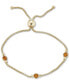 Фото #3 товара Браслет Macy's Topaz Popcorn Bolo Bracelet