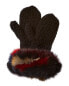 Фото #1 товара Surell Accessories Fleece-Lined Knit Mittens Women's Black