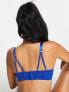 Фото #3 товара ASOS DESIGN Fuller Bust Statement lace underwired bra with hardware in cobalt