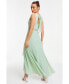 ფოტო #2 პროდუქტის Plus Size Chiffon Embellished Round Neck Evening Dress