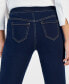 Фото #6 товара Petite Mid-Rise Pull-On Straight Jeans, Created for Macy's