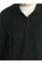 LCWAIKIKI Classic Polo Yaka Uzun Kollu Erkek Sweatshirt Sweatshirt