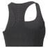 Puma Mid Impact Forever Luxe Sports Bra Womens Black Casual 52029751