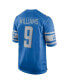 Фото #2 товара Men's Jameson Williams Blue Detroit Lions 2022 NFL Draft First Round Pick Player Game Jersey