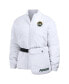 Фото #1 товара Women's White Green Bay Packers Packaway Full-Zip Puffer Jacket